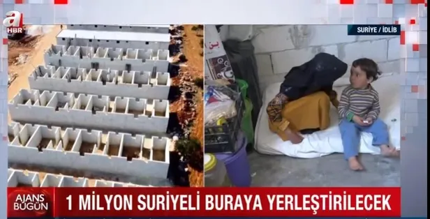 Suriye'de sığınmacılar için yapılan briket evler A Haber ekibi tarafından görüntülendi! 1 milyon Suriyeli oraya yerleşecek-4