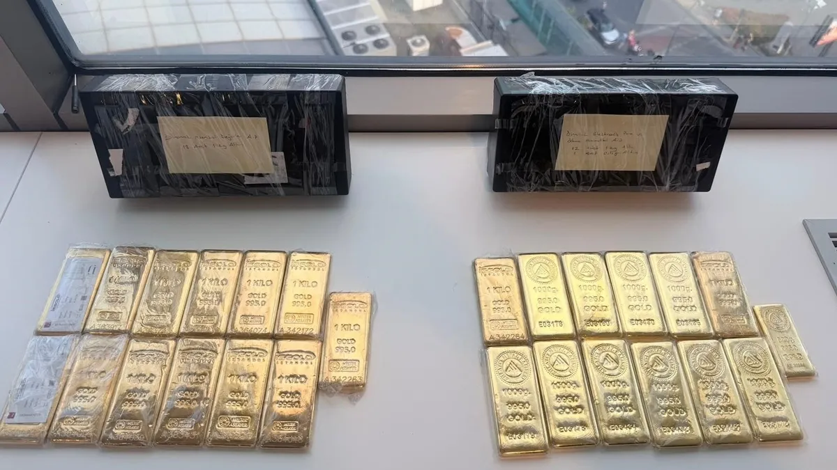 Yasa dışı bahis operasyonunda büyük vurgun! İki şirketin 25,5 kilogram altınına el konuldu!