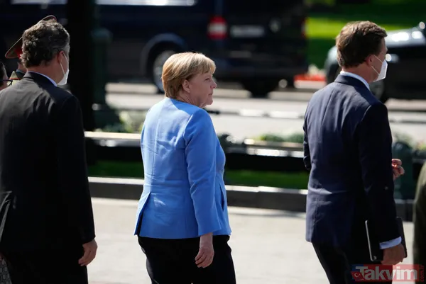 SON DAKİKA: Rusya Devlet Başkanı Putin Almanya Başbakanı Angela Merkel'e çiçek verdi - 11