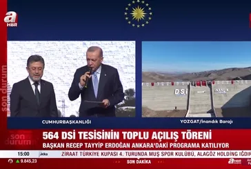 564 DSİ tesisi açıldı! – Videolu Haber (İzle)