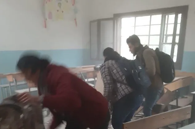 Son dakika: PKK/YPG terör örgütünden Afrin merkezde yer alan 2 okul ve 1 camiye 4 Grad füzeli saldırı
