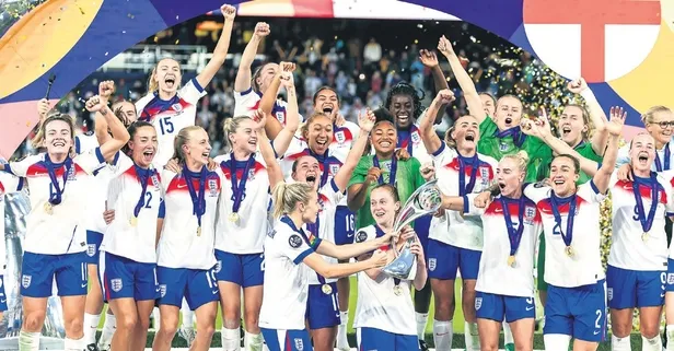 Kadınlar Avrupa Futbol Şampiyonası’nda şampiyon İngiltere