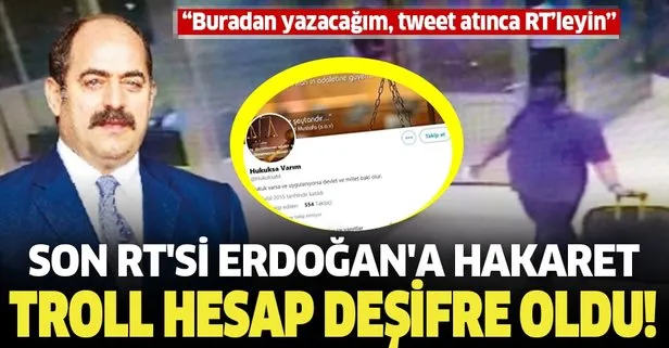 Son dakika: FETÖ’nün firari savcısı Zekeriya Öz’ün trollük yaptığı Twitter hesabı deşifre oldu! Son RT’si Başkan Erdoğan’a hakaret olmuş!