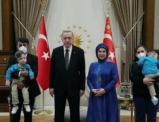 Başkan Erdoğan’a sürpriz ziyaret! Siyam ikizleri…