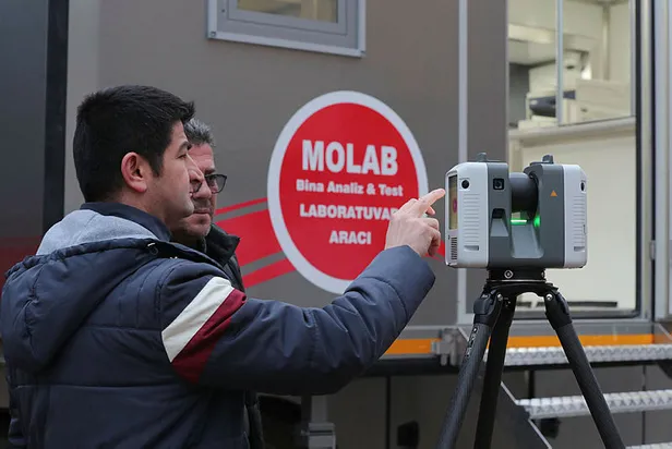 Çevre ve Şehirlicilik Bakanlığı tarafından tasarlanan 'Lazer Tarayıcı Cihazı' binaların riskini önceden gösteriyor-2