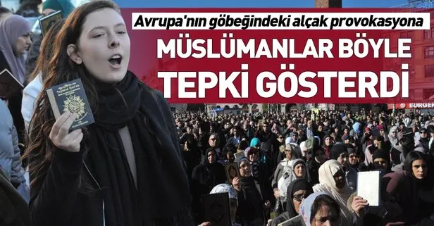 Danimarka’daki Müslümanlardan akçak provokasyona tepki! Aşırı sağcı lider Kur’an-ı Kerim yakmıştı