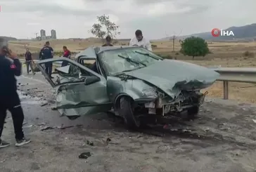 Çekerek'te trafik kazası 1 ölü 3 yaralı