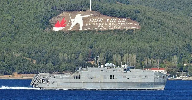 abd askeri gemisi canakkale bogazi ndan