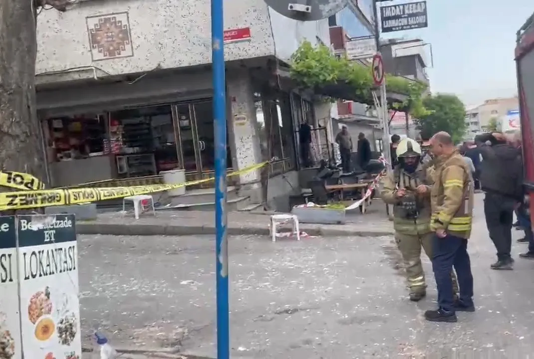 Güngören’de bir büfede patlama!