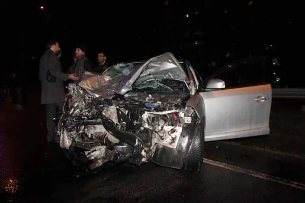 Son dakika: Ordu'da çok feci kaza! Araç bu hale geldi-1