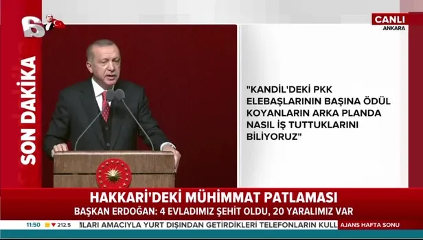 Başkan Erdoğan: "Dört evladımız şehit oldu"
