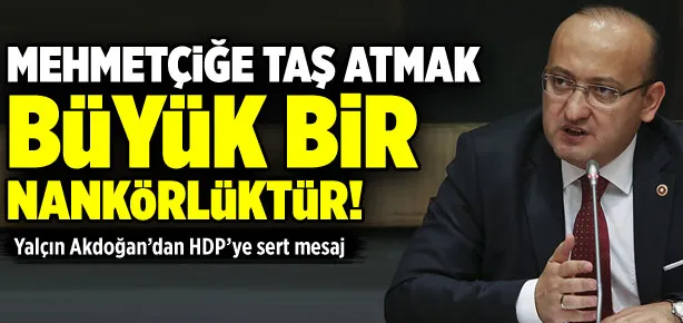 Mehmetçiğe taş atmak nankörlüktür