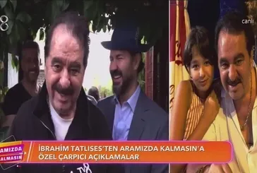 İbrahim Tatlses'ın babalık sözlerine tepki yağdı!