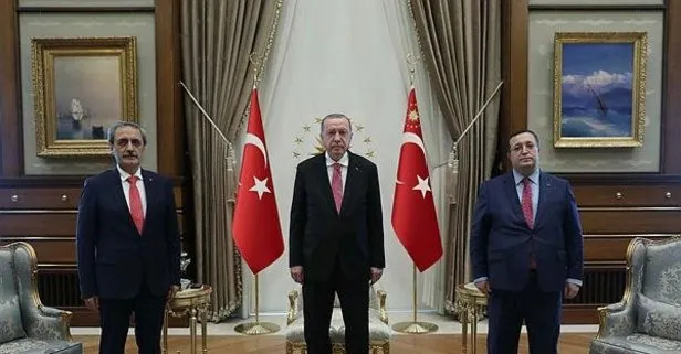 Başkan Erdoğan, Yargıtay Cumhuriyet Başsavcısı Bekir Şahin’i kabul etti