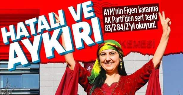 AK Parti’den AYM’nin Figen Yüksekdağ kararına tepki: Aykırı ve hatalı bir karar