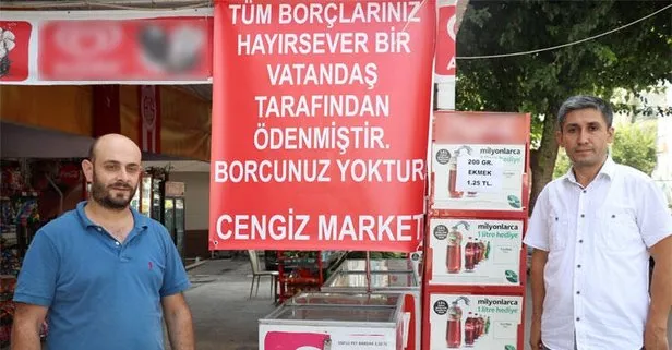 Yer: Antalya! Hayırsever, marketin veresiye defterini satın aldı