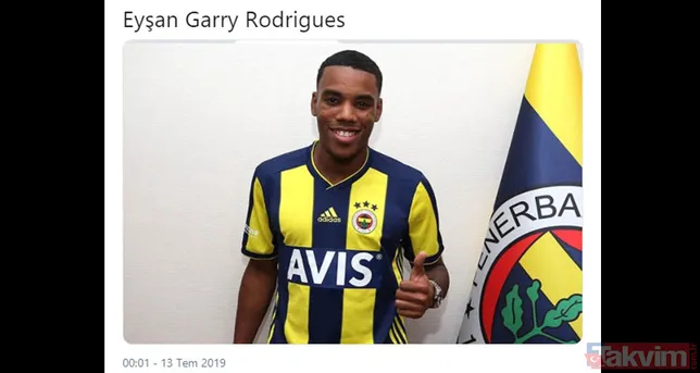 Galatasaray taraftarı Fenerbahçe'nin Garry Rodrigues transferi sonrası çıldırdı
