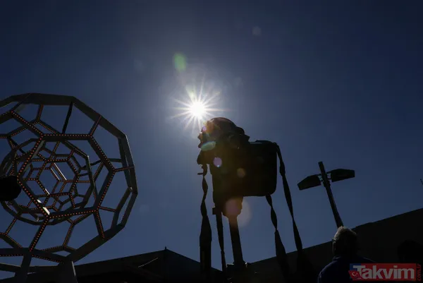 2024 yılının ilk tam Güneş tutulması ABD'de gerçekleşti | Milyonlarca kişi yakından takip etti! İşte o renkli anlar... - 24