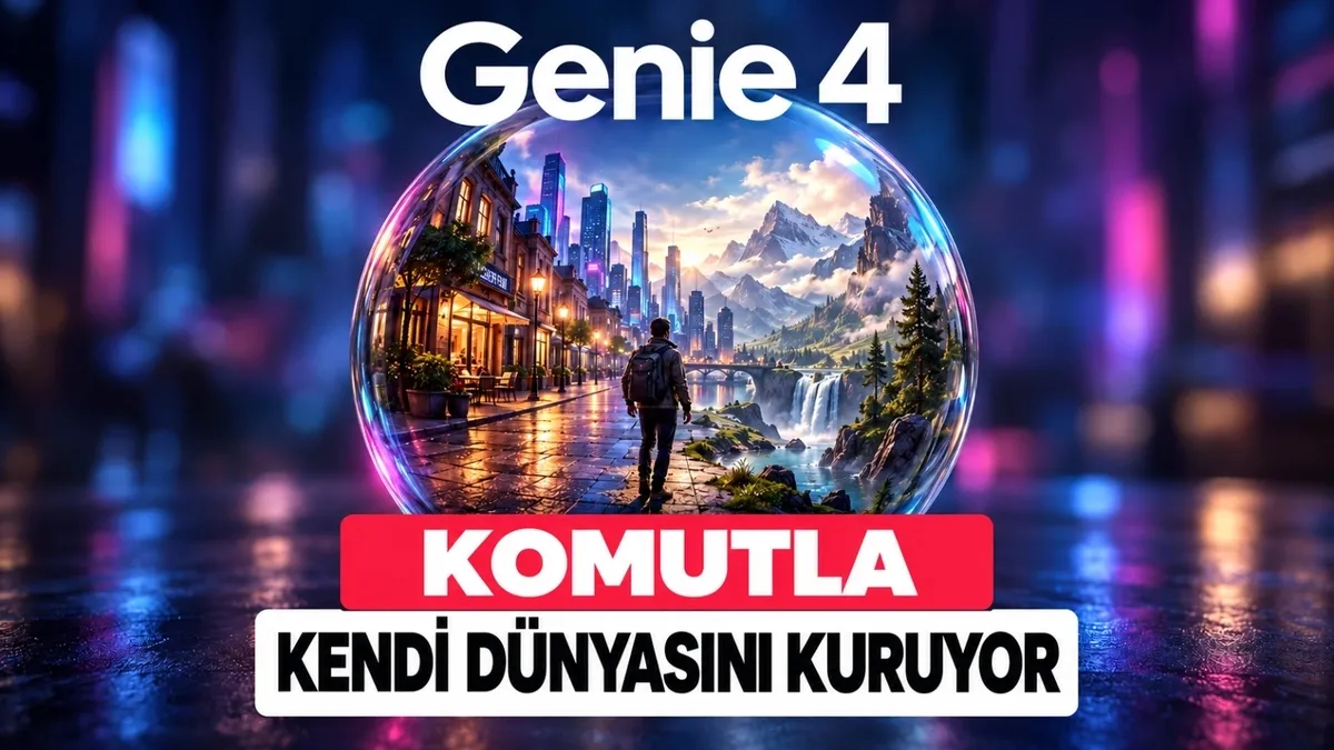 Google Genie 4 tanıtıldı: Tek komutla sesli ve etkileşimli sanal dünyalar nasıl kuruluyor?