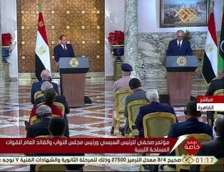 Köşeye sıkışan Hafter’e, darbeci Sisi’den yardım eli!