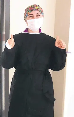 Elif hemşire görevine dönüyor