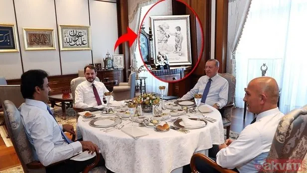O resim baş köşesinde