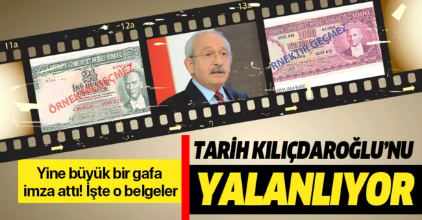 Kılıçdaroğlu büyük bir gafa imza attı! İşte CHP liderini yalanlayan tarihteki belgeler