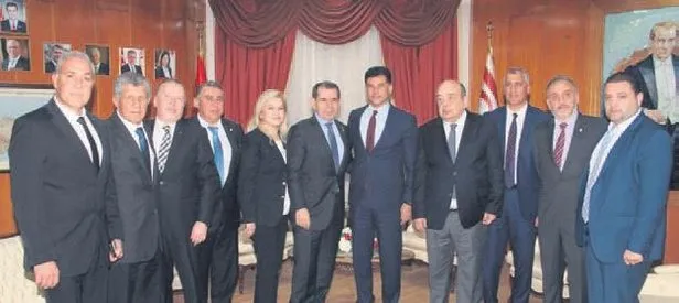 Başkan Özbek yavru vatana gitti