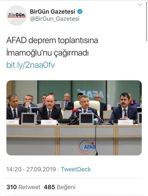 'Ekrem İmamoğlu'nun AFAD toplantısına çağrılmadığı' yalanını kimler yaydı? İşte deprem yalancıları-1