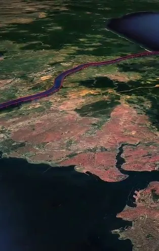Cumhurbaşkanlığından 'Kanal İstanbul' paylaşımı