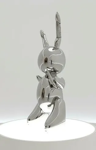 ABD'li heykeltraş Jeff Koons'un ''Tavşan'' heykeli rekor fiyata satıldı