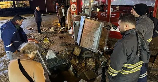 Kadıköy’de ana su şebekesi patladı bina boşaltıldı: 5 aydır arıyoruz kimse ilgilenmedi