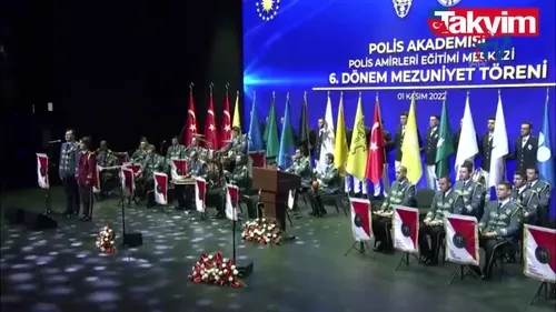 Polis Akademisi Bandosu’ndan müzik dinletisi! Türkiye Yüzyılı şarkısı törene damgasını vurdu