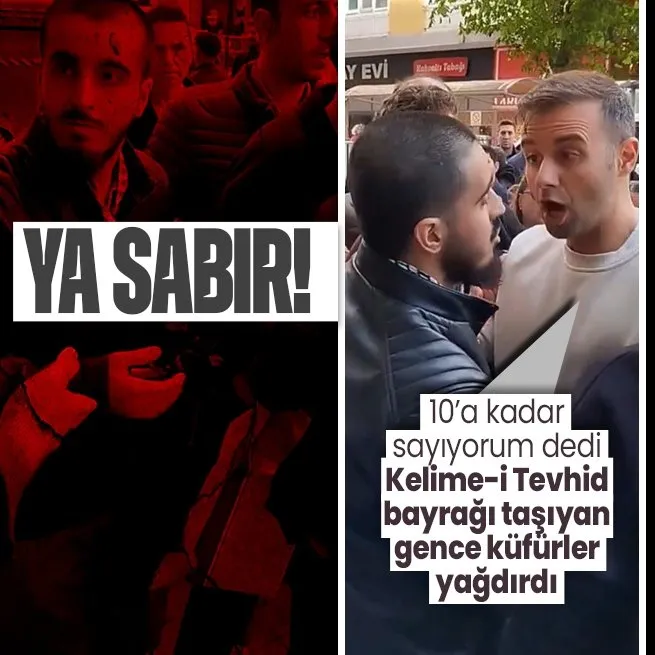 Eskişehir’de Kelime-i Tevhid bayrağı taşıyan Müslüman genç saldırıya uğradı