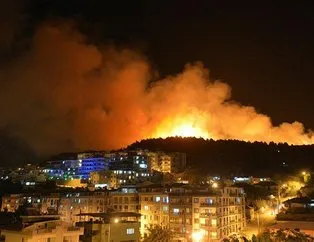 İzmir’deki yangın korkuttu!