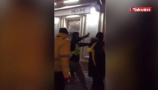 Paris'te eylemciler yağmalara devam ediyor