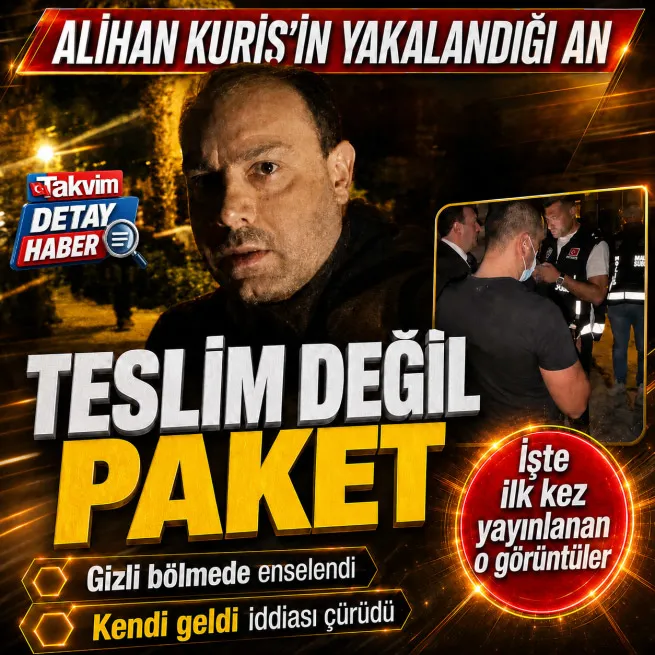 Alihan Kurişin gizli bölmede yakalandığı an! Teslim oldu iddiasını çürüten görüntüler