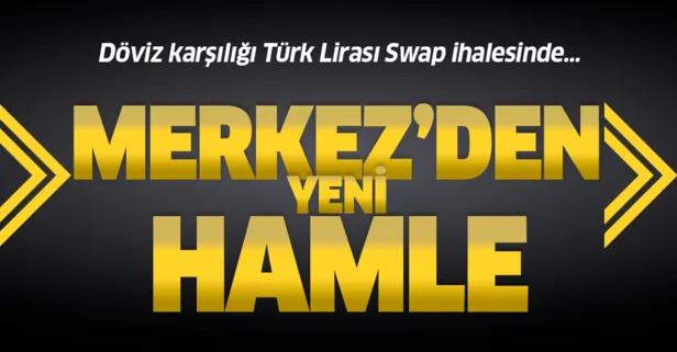 Merkez Bankası'ndan yeni swap hamlesi
