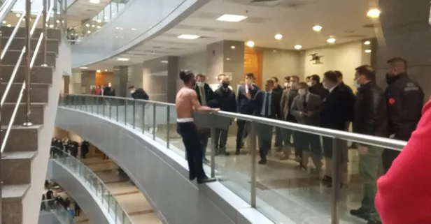 SON DAKİKA: İstanbul Adalet Sarayı'nda hareketli anlar! İntihar etmek isteyen kişi ikna edildi