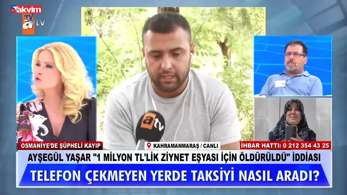 Müge Anlı'da 1,5 saatlik gizemli zaman dilimi: Ayşegül Yaşar olayında Tamer Kahveci canlı yayına bağlandı!