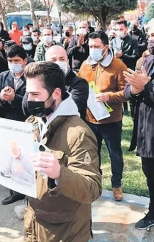 Konya'da esnaf gibi eylem yapan troller CHP üyeleri çıktı