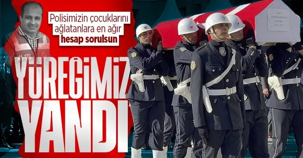 Şehit Komiser Yardımcısı gözyaşlarıyla uğurlandı: Ayakta durmakta zorlandılar