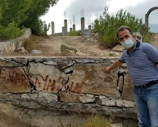 Hatay yangını bölgesinde skandal yazı: Ne varsa yansın