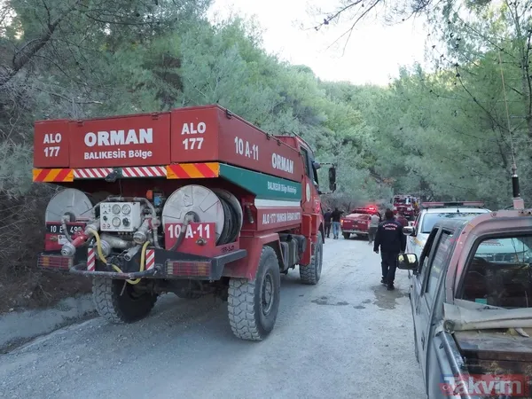 SON DAKİKA: Kazdağları'nda orman yangını! 3 saatlik müdahaleyle kontrol altına alındı - 5