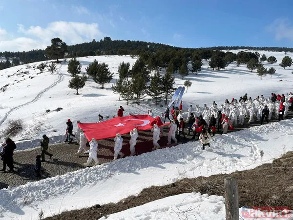 Sarıkamış şehitleri anıldı! Türkiye Kars Sarıkamış'ta "Şühedanın İzinde" yürüdü - 42