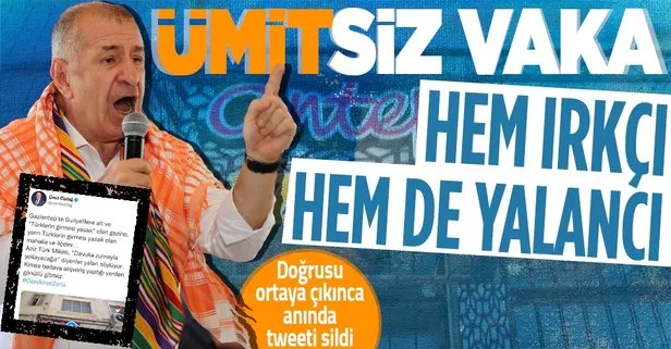Irkçı Özdağ’ın Türklerin giremediği gazino yalanı patladı: Paylaşımını anında sildi
