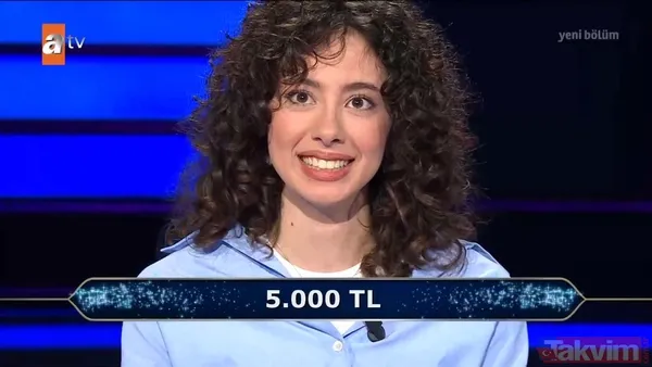İşte Kim Milyoner Olmak İster'de yarışmacının cevapladığı diğer sorular...