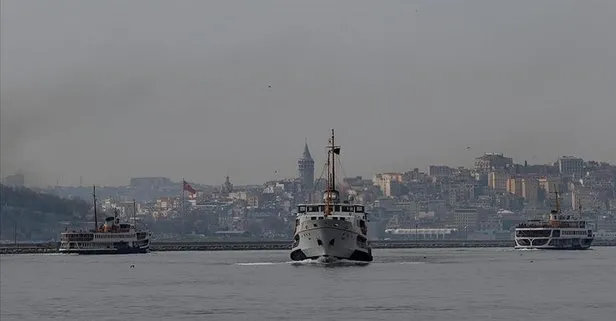 İstanbul’da deniz ulaşımına fırtına engeli! Bazı vapur seferleri iptal edildi