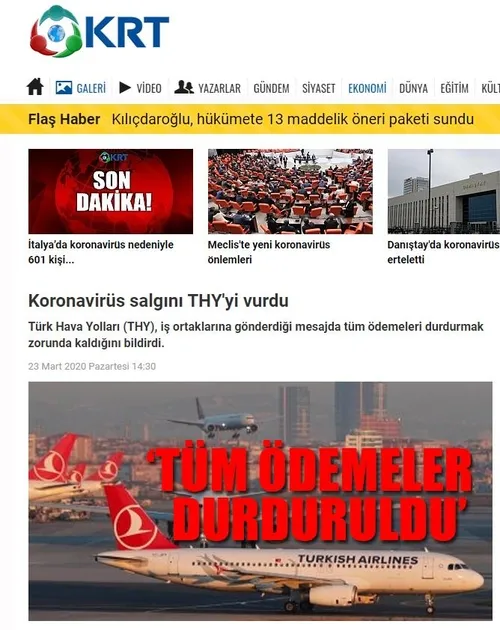 Son dakika: THY, tedarikçilerine ödeme yapmayacağı yönündeki haberleri yalanladı-1