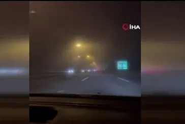 Son dakika: İstanbul'da gece saatlerinde sis etkili oldu